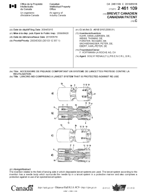 Document de brevet canadien 2461109. Page couverture 20100421. Image 1 de 1