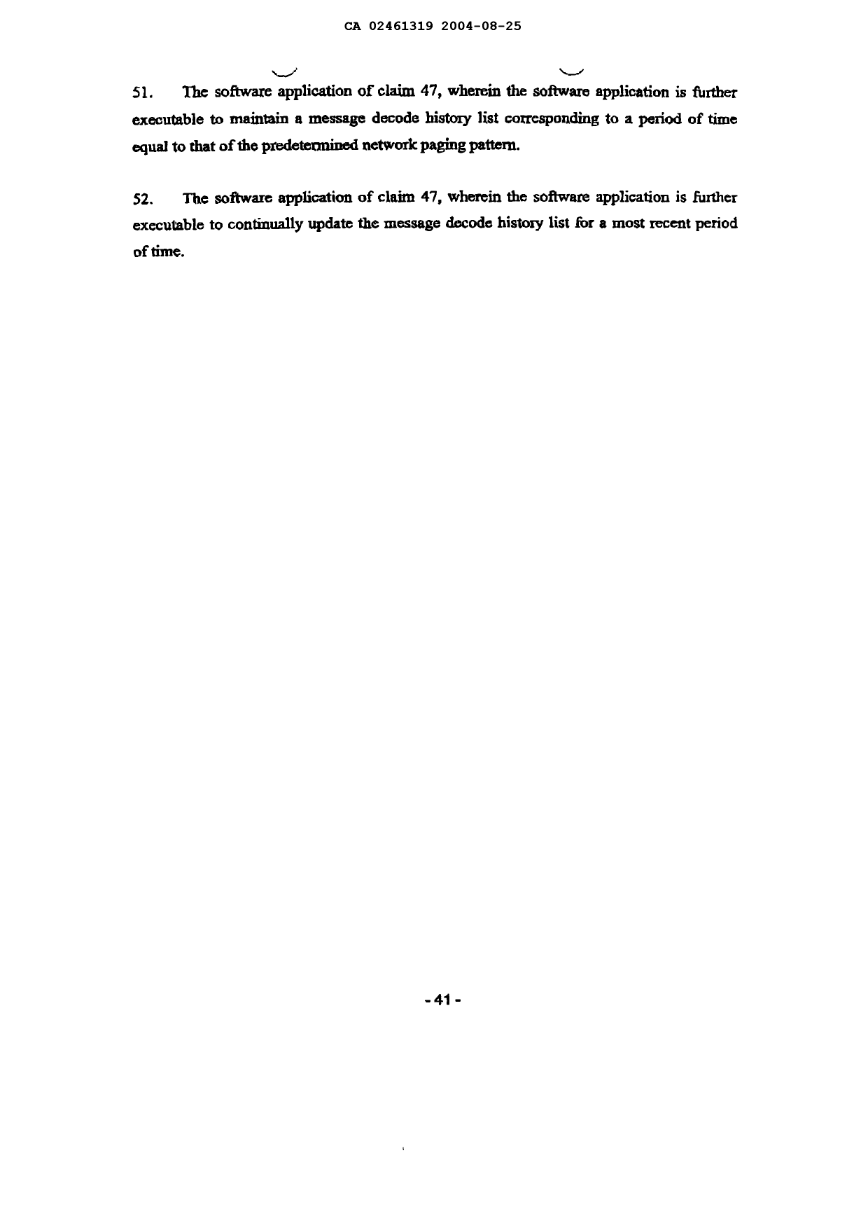 Canadian Patent Document 2461319. Prosecution-Amendment 20040825. Image 11 of 11