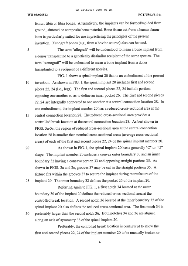 Canadian Patent Document 2461407. Description 20031224. Image 4 of 9