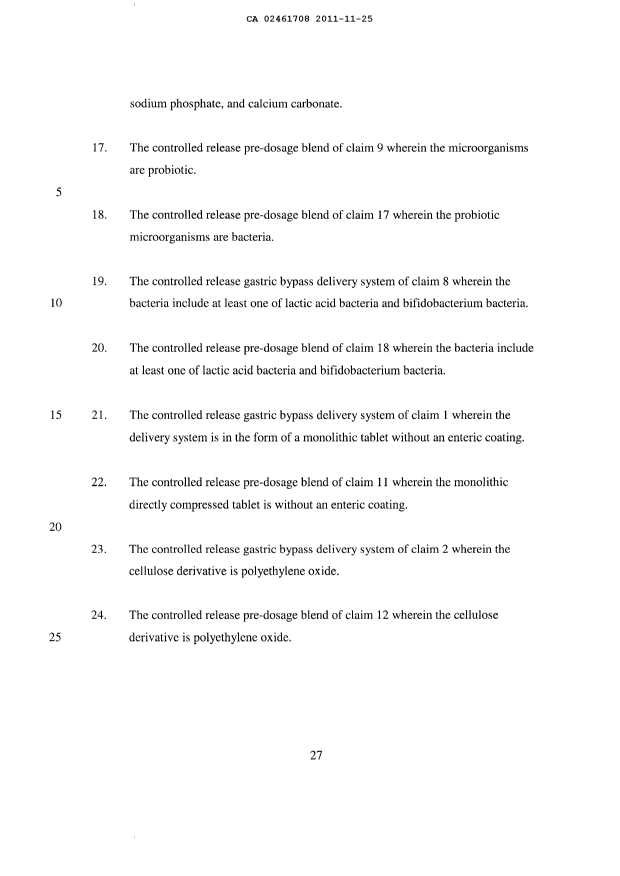 Document de brevet canadien 2461708. Revendications 20111125. Image 3 de 3
