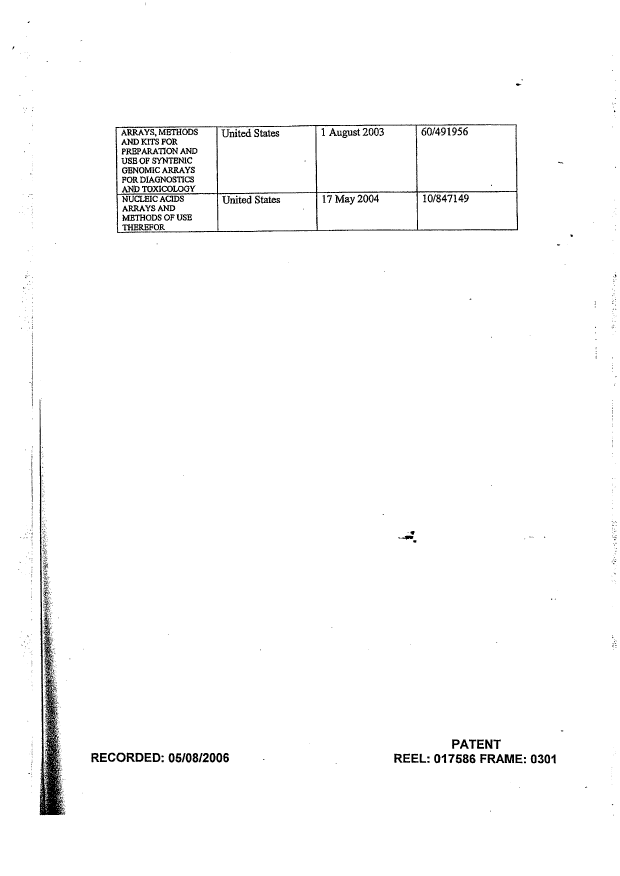 Document de brevet canadien 2461878. Cession 20061115. Image 12 de 12