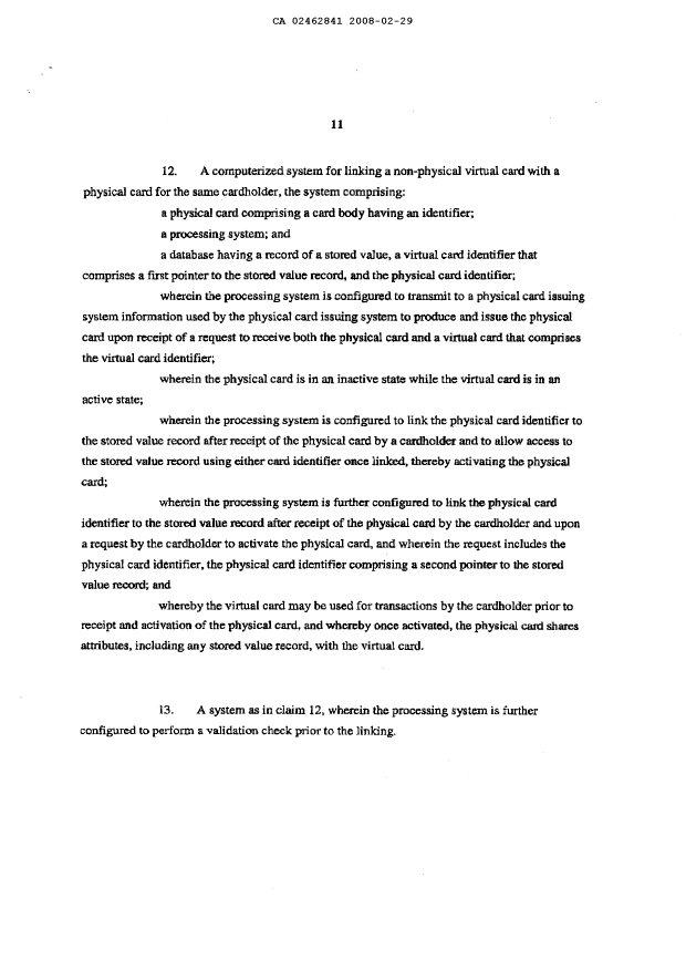 Canadian Patent Document 2462841. Prosecution-Amendment 20080229. Image 14 of 15