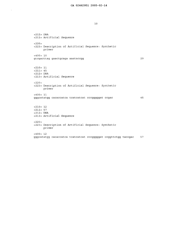 Canadian Patent Document 2462951. Description 20111207. Image 94 of 94