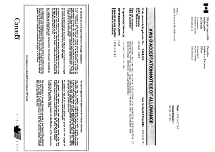 Canadian Patent Document 2464545. Correspondence 20120510. Image 1 of 1