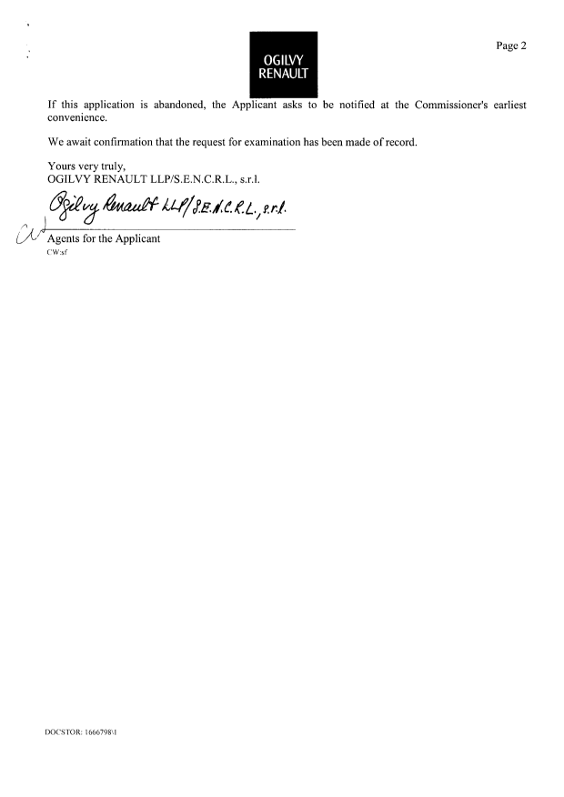 Canadian Patent Document 2464865. Correspondence 20090403. Image 2 of 3