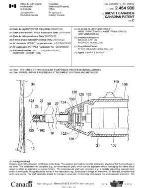 Document de brevet canadien 2464900. Page couverture 20110316. Image 1 de 2