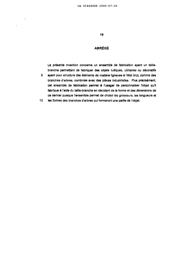Canadian Patent Document 2464968. Prosecution-Amendment 20050720. Image 6 of 6