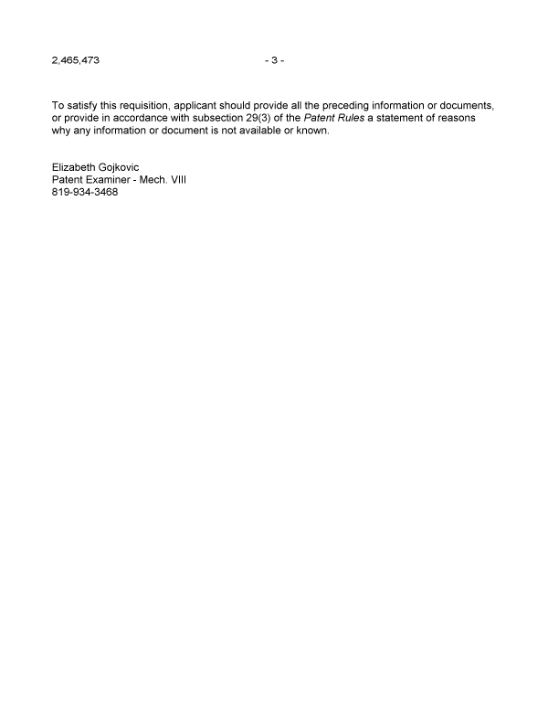 Canadian Patent Document 2465473. Prosecution-Amendment 20070618. Image 3 of 3