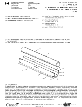 Document de brevet canadien 2466624. Page couverture 20041029. Image 1 de 1