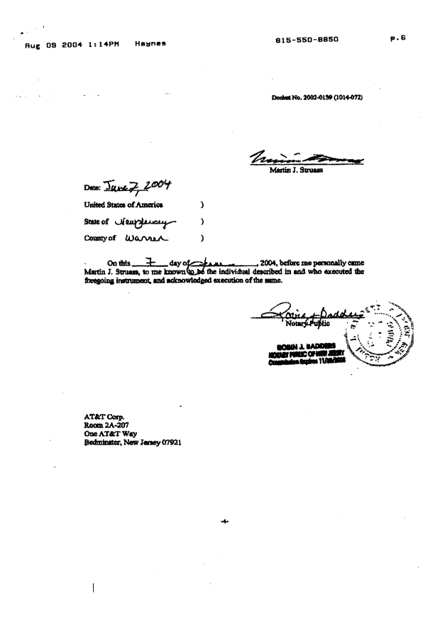 Document de brevet canadien 2467985. Cession 20050516. Image 5 de 5