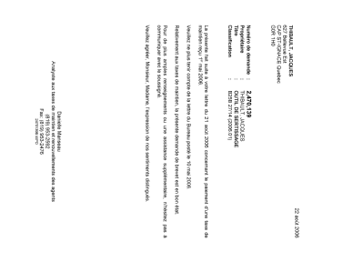 Document de brevet canadien 2470139. Correspondance 20051222. Image 1 de 1