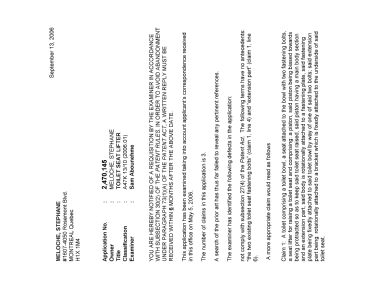 Document de brevet canadien 2470145. Poursuite-Amendment 20051213. Image 1 de 2