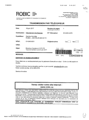 Canadian Patent Document 2470370. Maintenance Fee Correspondence 20170619. Image 1 of 1
