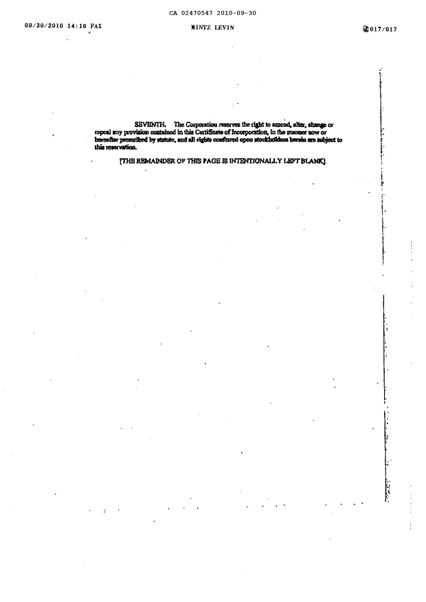 Document de brevet canadien 2470547. Cession 20100930. Image 16 de 16