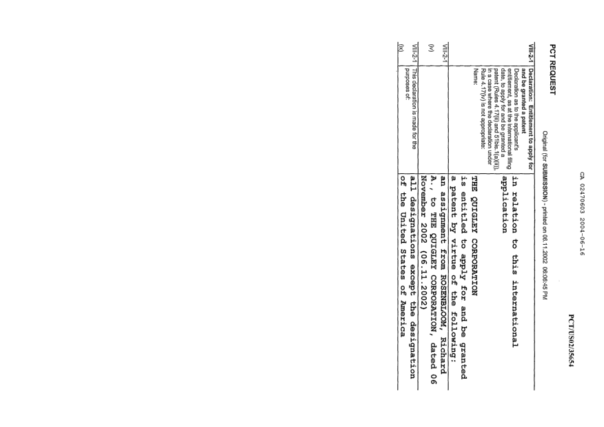 Document de brevet canadien 2470603. PCT 20040616. Image 4 de 4