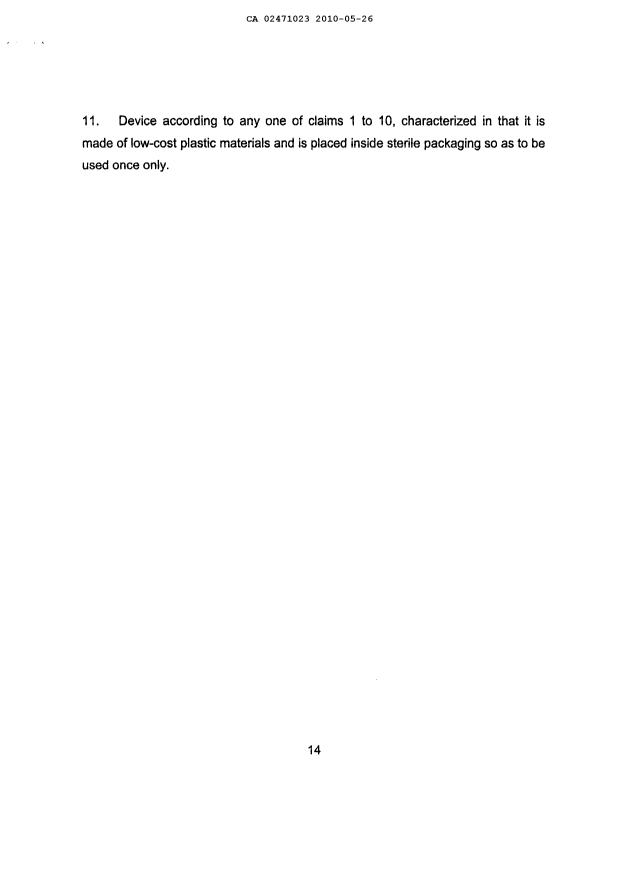 Document de brevet canadien 2471023. Poursuite-Amendment 20100526. Image 8 de 8
