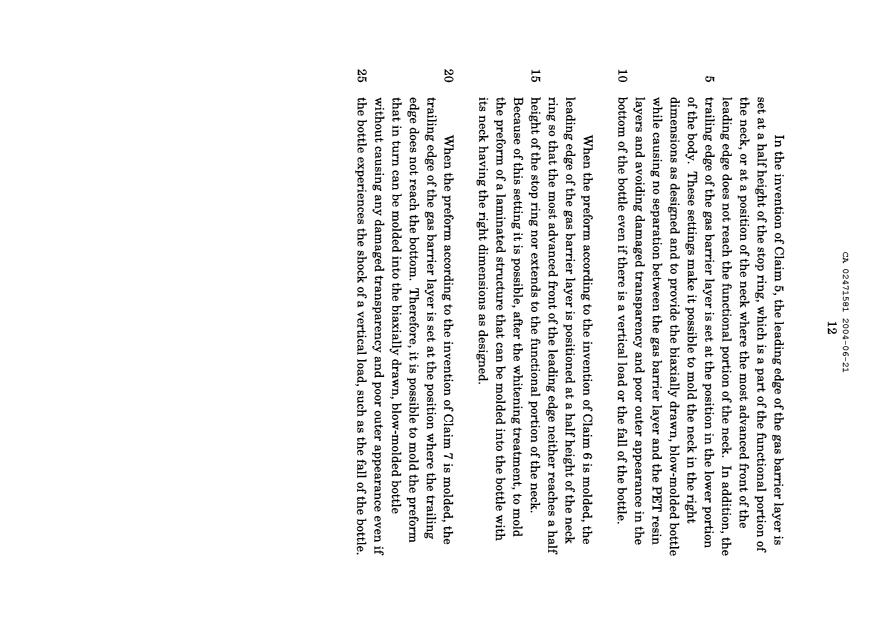 Canadian Patent Document 2471581. Description 20040621. Image 12 of 12