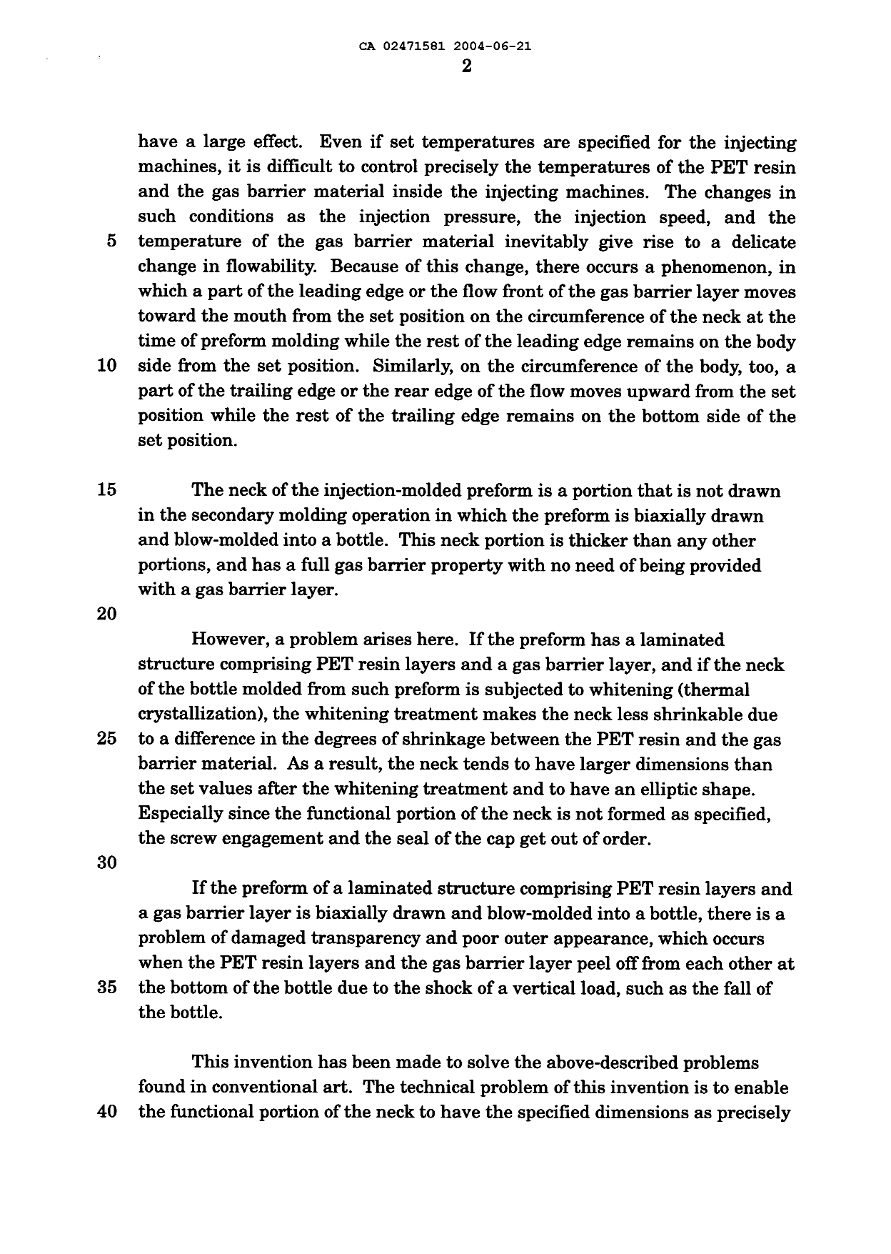 Canadian Patent Document 2471581. Description 20100615. Image 2 of 13