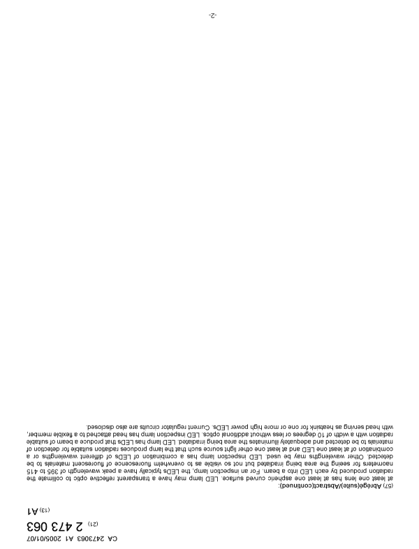 Document de brevet canadien 2473063. Page couverture 20031213. Image 2 de 2