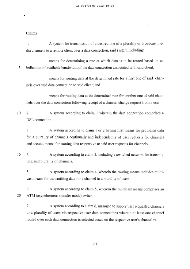 Document de brevet canadien 2473475. Poursuite-Amendment 20121003. Image 3 de 3