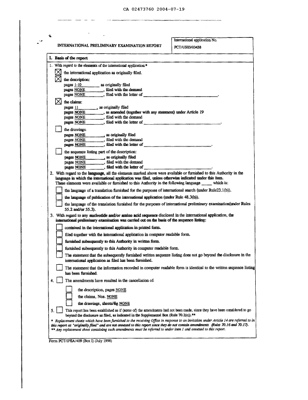 Canadian Patent Document 2473760. PCT 20040719. Image 2 of 3