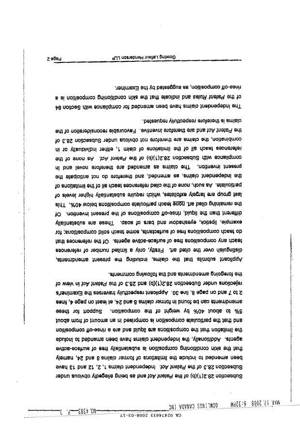 Canadian Patent Document 2474633. Prosecution-Amendment 20071217. Image 2 of 23