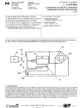 Canadian Patent Document 2474862. Cover Page 20041005. Image 1 of 1