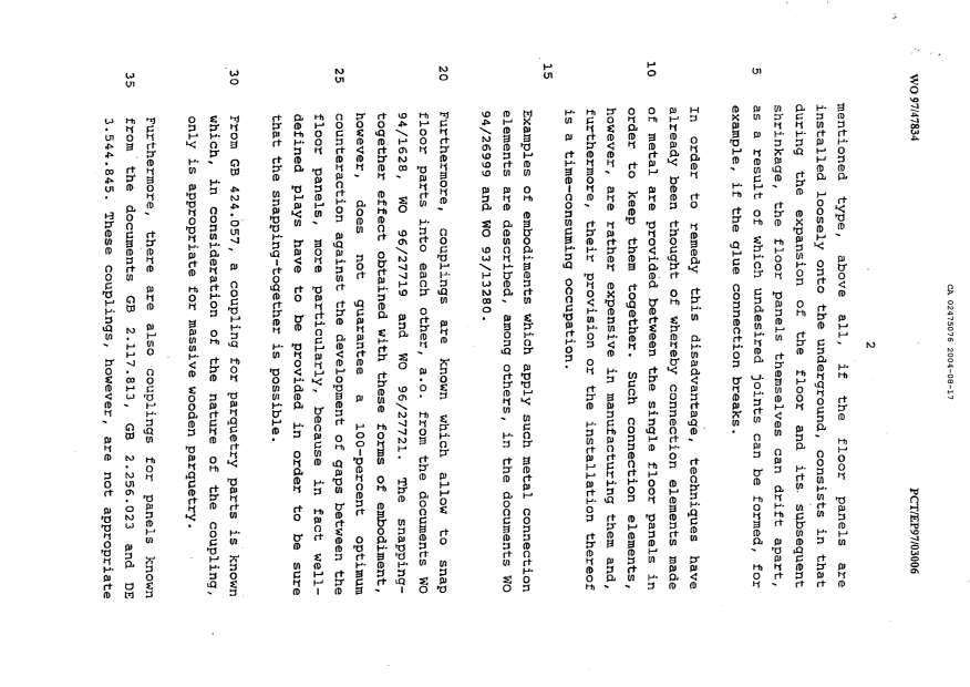 Canadian Patent Document 2475076. Description 20051201. Image 2 of 32