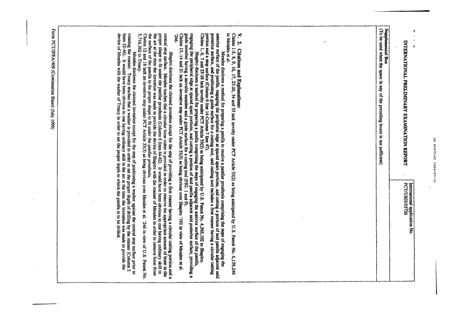 Document de brevet canadien 2475142. PCT 20031231. Image 4 de 4