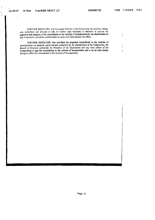 Document de brevet canadien 2475142. Correspondance 20080731. Image 14 de 15