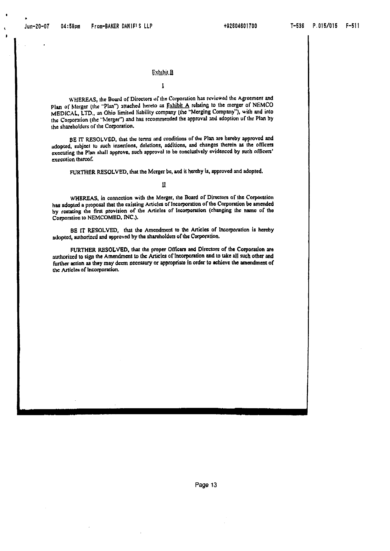 Document de brevet canadien 2475142. Correspondance 20080731. Image 15 de 15