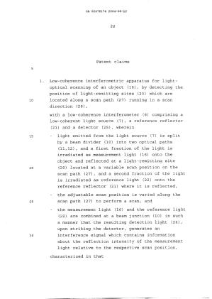 Document de brevet canadien 2476174. Revendications 20091014. Image 1 de 4