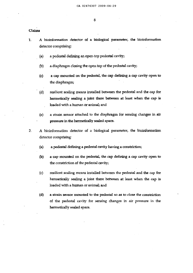 Canadian Patent Document 2476307. Prosecution-Amendment 20090429. Image 5 of 6