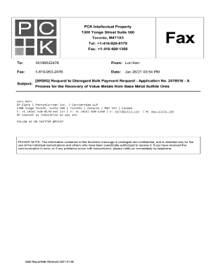 Canadian Patent Document 2478516. Maintenance Fee Correspondence 20210126. Image 4 of 4