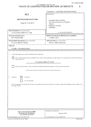 Document de brevet canadien 2480826. PCT 20031229. Image 1 de 9