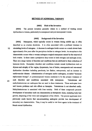Document de brevet canadien 2481309. Description 20101119. Image 1 de 13