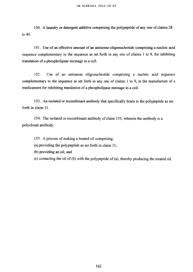 Document de brevet canadien 2481411. Poursuite-Amendment 20111003. Image 22 de 22