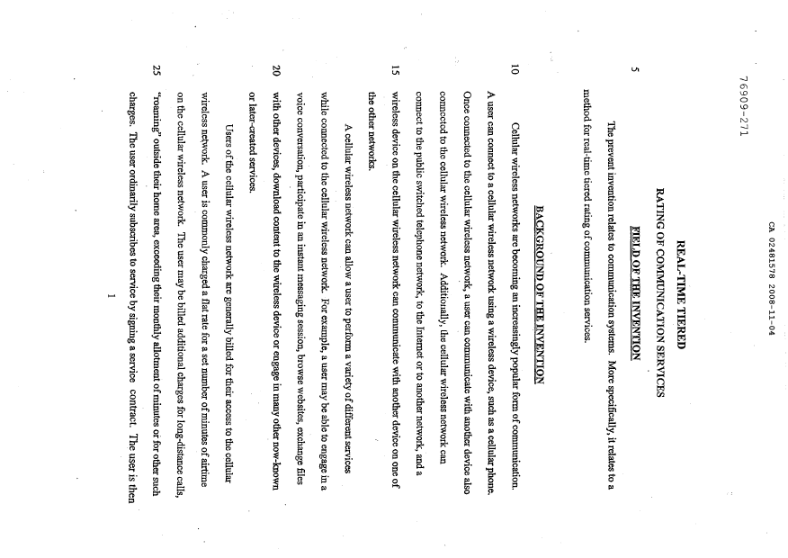 Document de brevet canadien 2481578. Description 20110124. Image 1 de 34