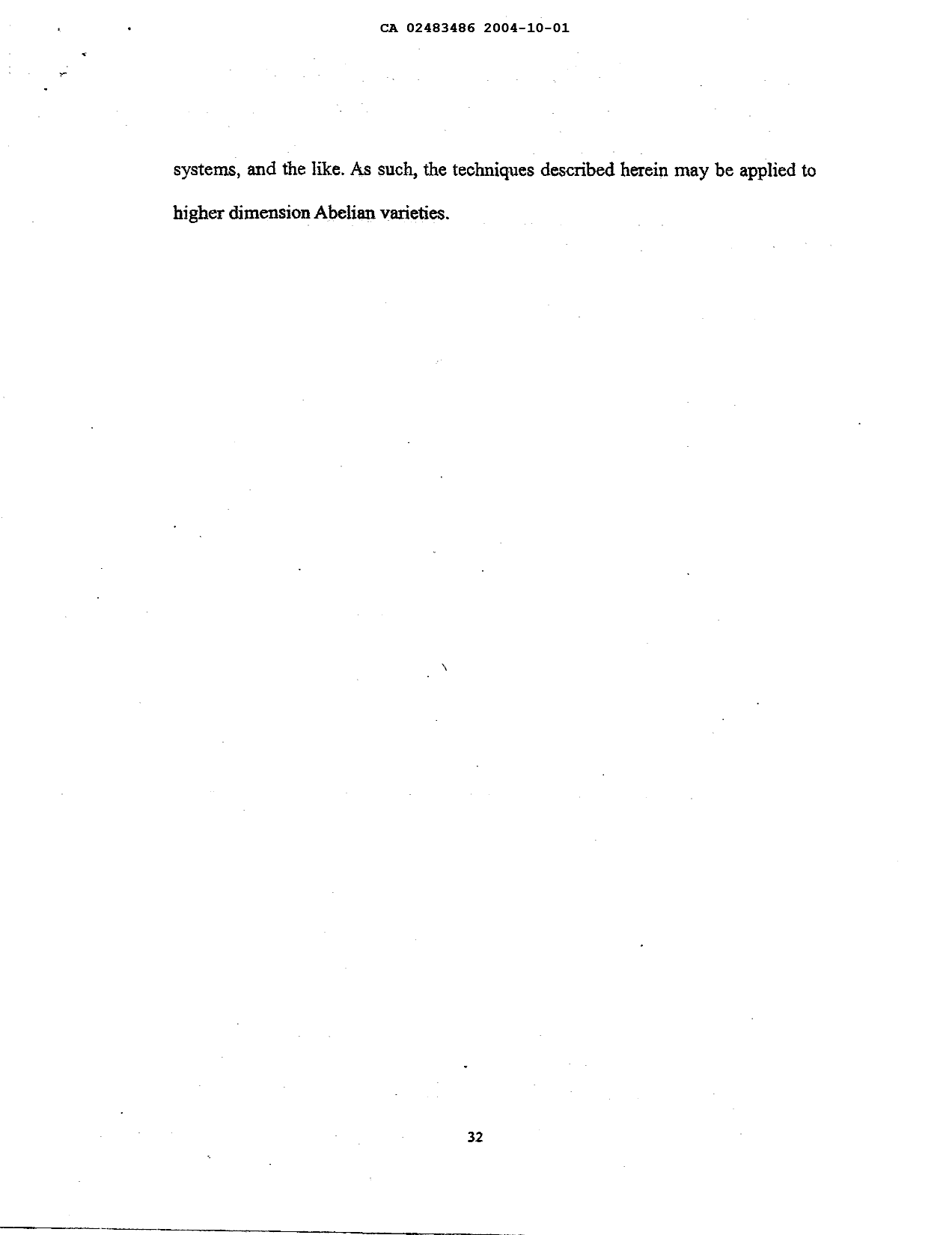 Canadian Patent Document 2483486. Description 20091001. Image 35 of 35