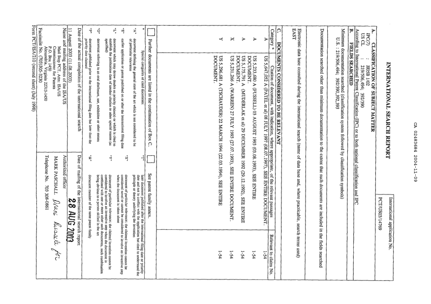Document de brevet canadien 2483684. PCT 20041109. Image 1 de 1