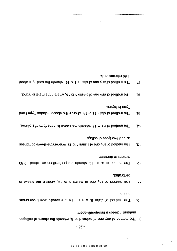 Canadian Patent Document 2484826. Prosecution-Amendment 20041210. Image 4 of 4