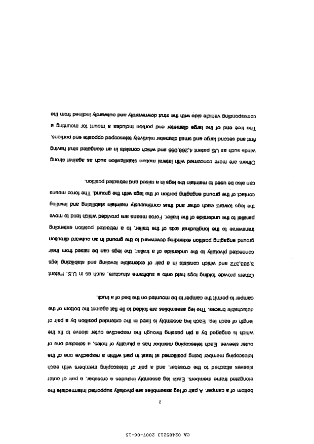 Document de brevet canadien 2485213. Description 20061215. Image 2 de 10