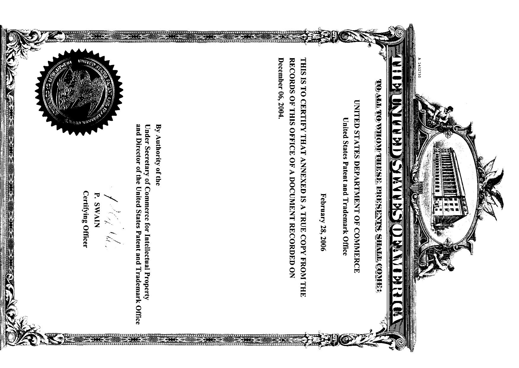 Canadian Patent Document 2487940. Assignment 20051212. Image 2 of 5