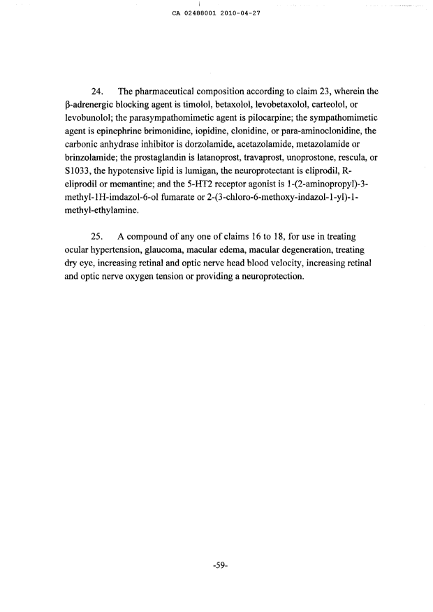 Document de brevet canadien 2488001. Poursuite-Amendment 20100427. Image 27 de 27