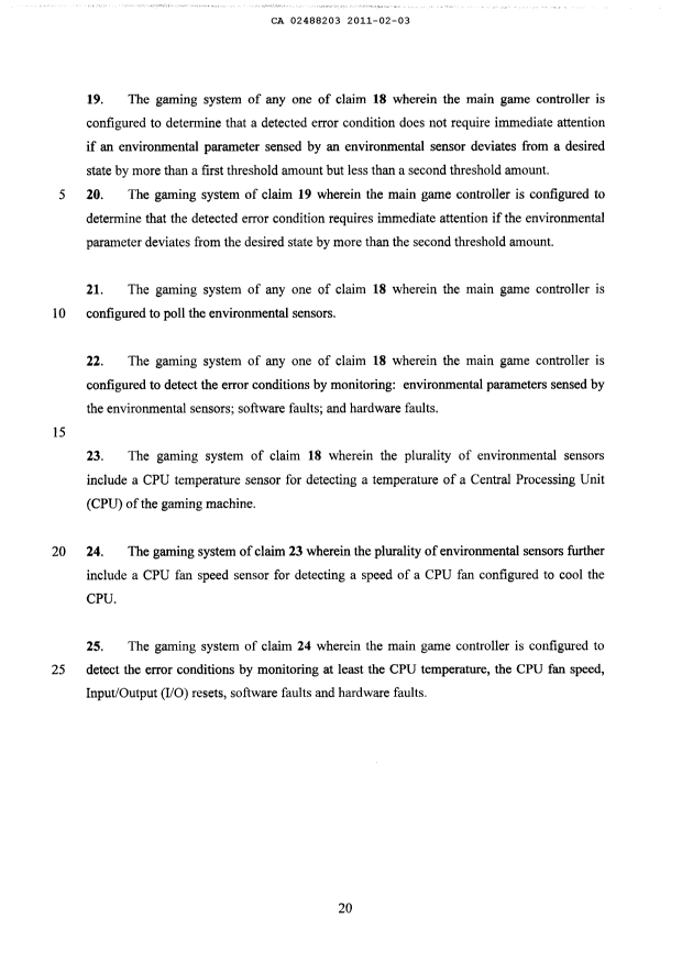 Document de brevet canadien 2488203. Poursuite-Amendment 20110203. Image 18 de 18