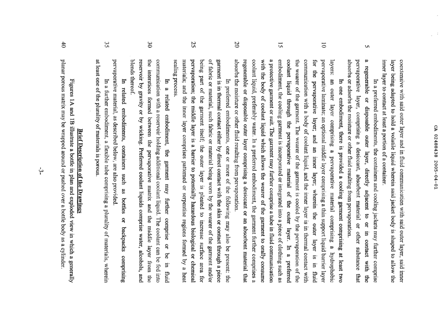 Canadian Patent Document 2488438. Prosecution-Amendment 20050401. Image 2 of 6