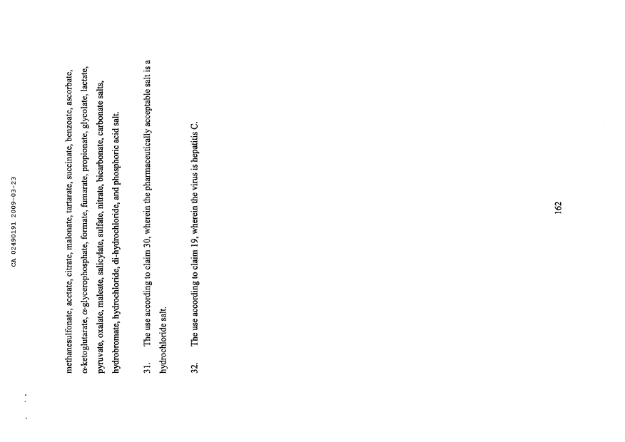Document de brevet canadien 2490191. Revendications 20081223. Image 5 de 5