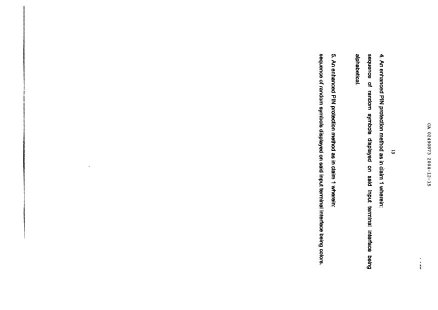 Document de brevet canadien 2490873. Revendications 20031215. Image 2 de 2