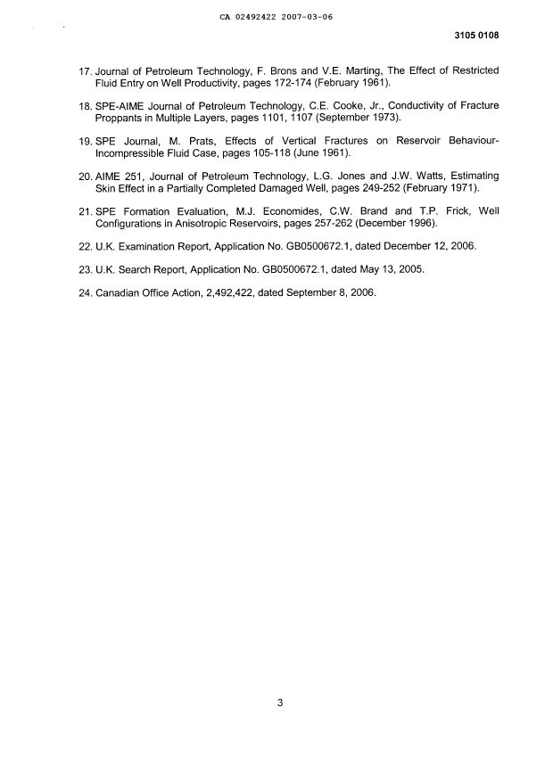 Canadian Patent Document 2492422. Prosecution-Amendment 20070306. Image 4 of 4