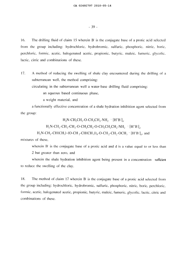 Document de brevet canadien 2492797. Revendications 20100514. Image 4 de 4